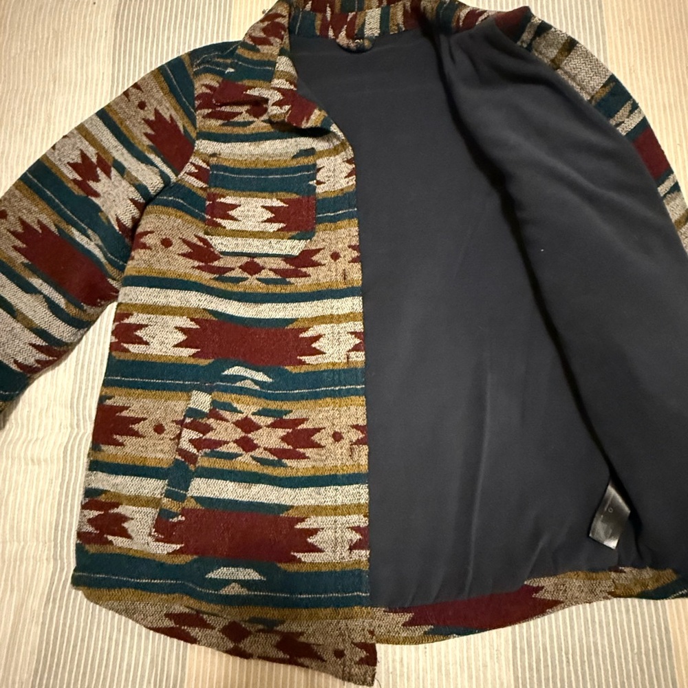 Tribal Patterned Utility Jacket - image 2
